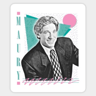 Maury Povich //  Aesthetic 90s Style Design Sticker